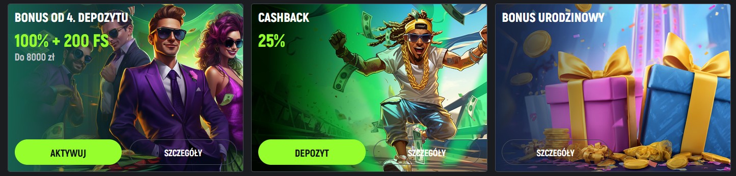 Spingreen Casino gry